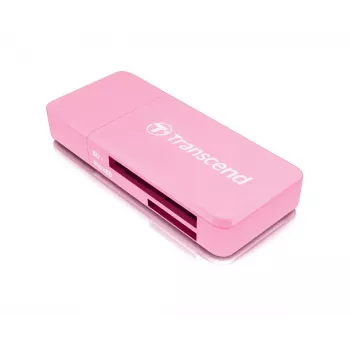 Lector de tarjetas Transcend RDF5 Rosa