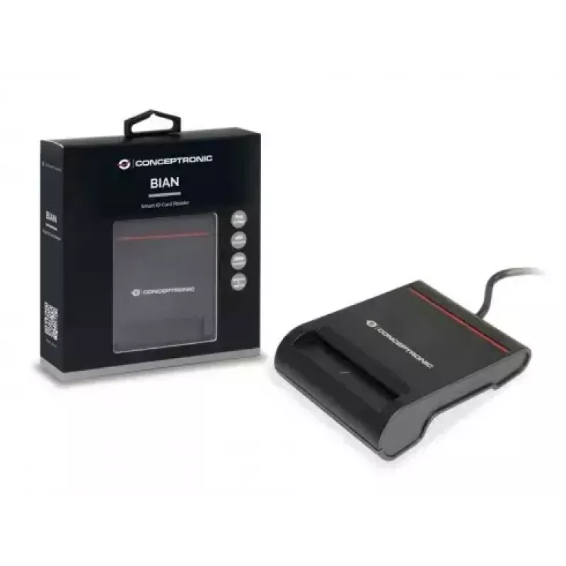Conceptronic SCR01B Lector de tarjetas Smart-ID