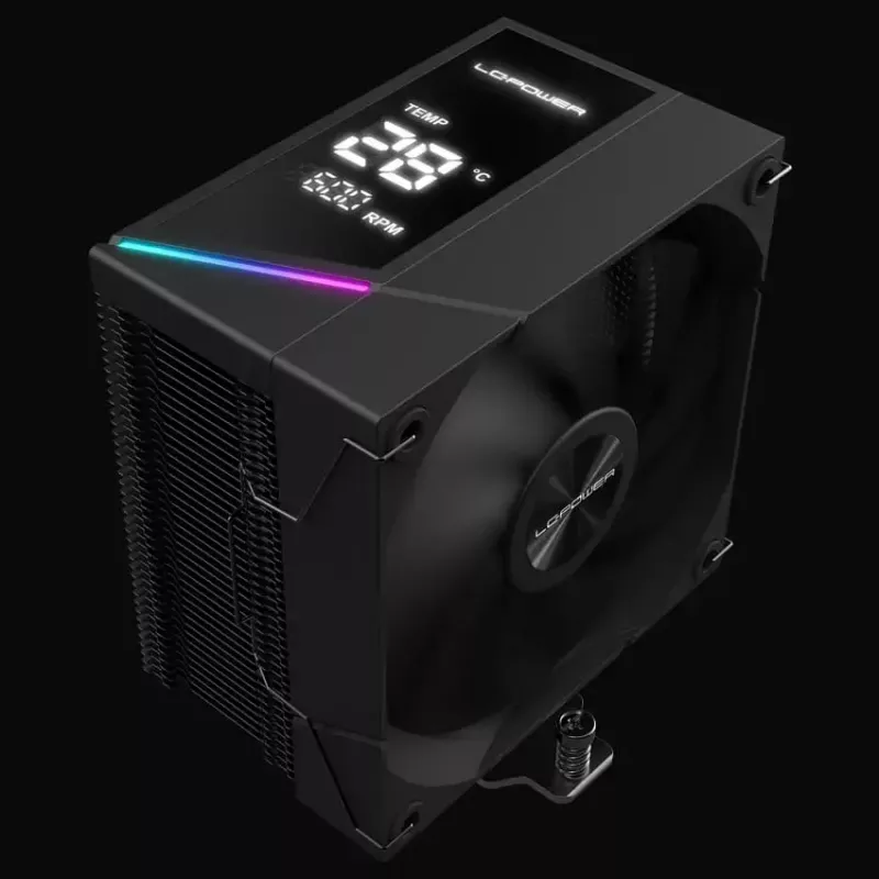 Ventilador LC-Power LC-CC-120-DB6 12 cm Negro 600-2200 RPM FDB