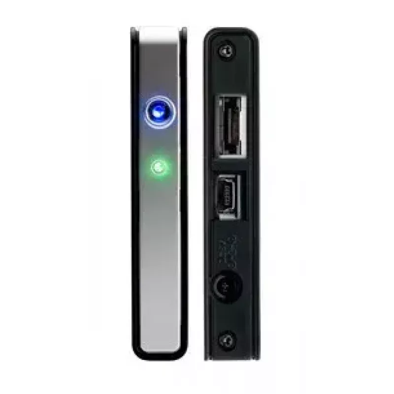 Fantec fanbox FB-C25US2 carcasa para HDD de 2,5 pulgadas, SATA 3 Gb/s, eSATA / USB 2.0, plateada