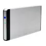 Fantec fanbox FB-C25US2 carcasa para HDD de 2,5 pulgadas, SATA 3 Gb/s, eSATA / USB 2.0, plateada