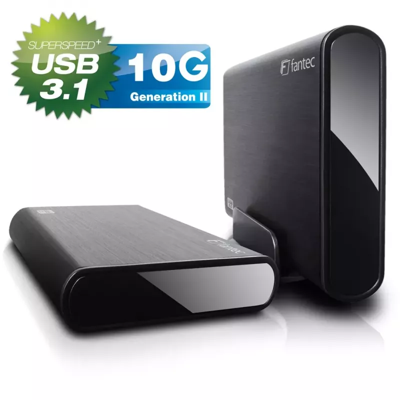 Caja para HDD Fantec DB-ALU31 Negra 3,5 pulgadas
