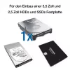 Caja para HDD Fantec DB-ALU31 Negra 3,5 pulgadas