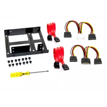 Kit de montaje Fantec 2121 Negro