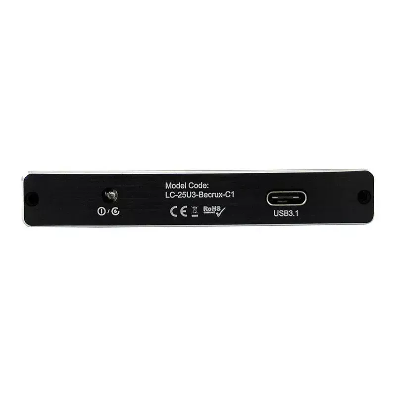 Carcasa HDD LC-Power LC-25U3-Becrux-C1 negra 2,5