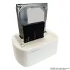 LC Power LC-DOCK-U3-VI - docking station HDD / SSD - 2.5, 3.5 (6,4 cm, 8,9 cm) - 2 canales - SATA - USB 3,2 (Gen 2x1) - blanco, cáscara de huevo (LC-DOCK-