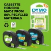 Cinta de rotulación DYMO LetraTag surtida pack de 3