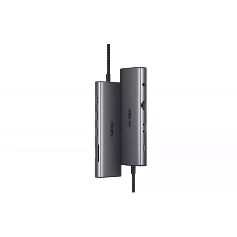 Ugreen Revodok hub USB-C 10 en 1 UGREEN 15601 10 puertos 4K HDMI