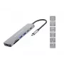 Conceptronic DONN28G docking station USB 3.2 Gen 1 de 7 en 1, 4K60Hz HDMI, USB-A 5Gbps x 2, USB-C 5Gbps, SD, TF/MicroSD, 100W USB PD