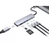 Conceptronic DONN28G docking station USB 3.2 Gen 1 de 7 en 1, 4K60Hz HDMI, USB-A 5Gbps x 2, USB-C 5Gbps, SD, TF/MicroSD, 100W USB PD