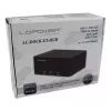 LC Power LC-DOCK-U3-HUB - docking station HDD con indicador de red, hub USB de 3 puertos, interruptor de encendido/apagado, función de clonación bahías: 2 - 2.5 / 3.5 compartidas