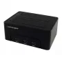 LC Power LC-DOCK-U3-HUB - docking station HDD con indicador de red, hub USB de 3 puertos, interruptor de encendido/apagado, función de clonación bahías: 2 - 2.5 / 3.5 compartidas