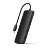 Satechi ST-UCHSEK adaptador multipuerto híbrido USB-C con carcasa para SSD, HDMI, negro