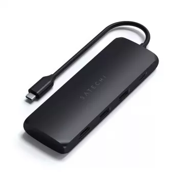 Dock para portátil Satechi ST-UCHSEK con cable USB 3.2 Gen 2 Type-A negro