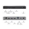 ALOGIC DX3 Triple 4K Display docking station universal 100W Power Delivery