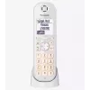 Panasonic KX-TGQ200GW teléfono digital inalámbrico DECT, blanco