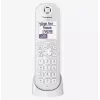 Panasonic KX-TGQ200GW teléfono digital inalámbrico DECT, blanco