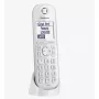 Panasonic KX-TGQ200GW teléfono digital inalámbrico DECT, blanco