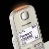 Teléfono DECT Panasonic KX-TGE262GN con auricular inalámbrico e identificación de llamadas