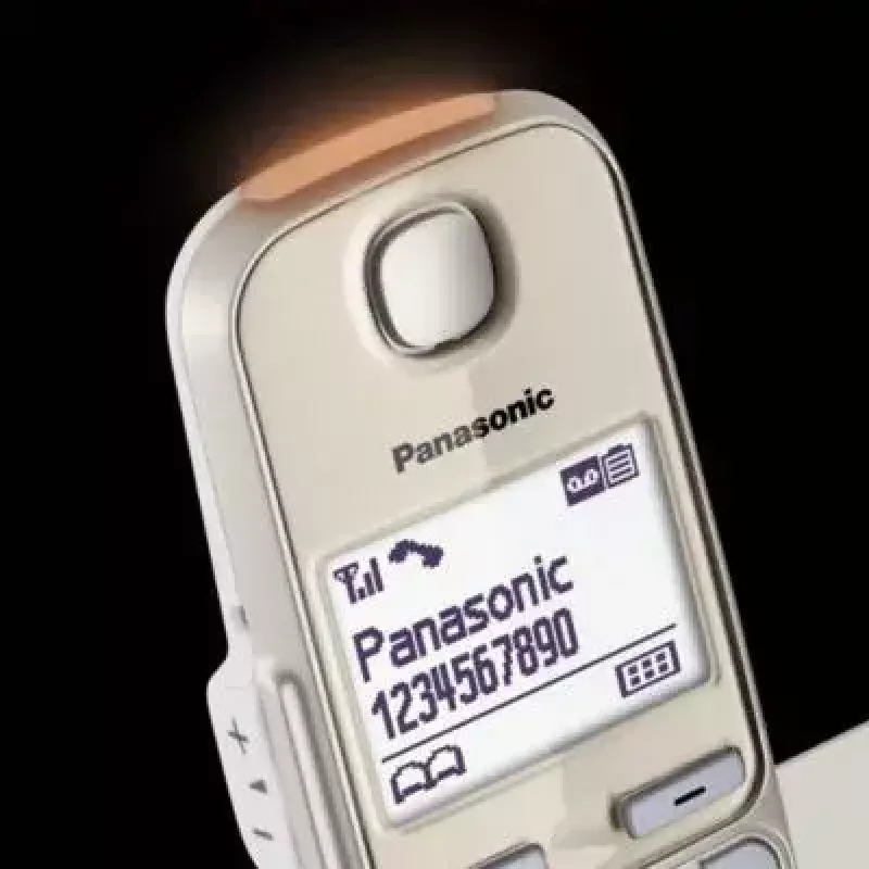 Teléfono DECT Panasonic KX-TGE262GN con auricular inalámbrico e identificación de llamadas