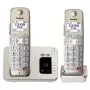 Teléfono DECT Panasonic KX-TGE262GN con auricular inalámbrico e identificación de llamadas