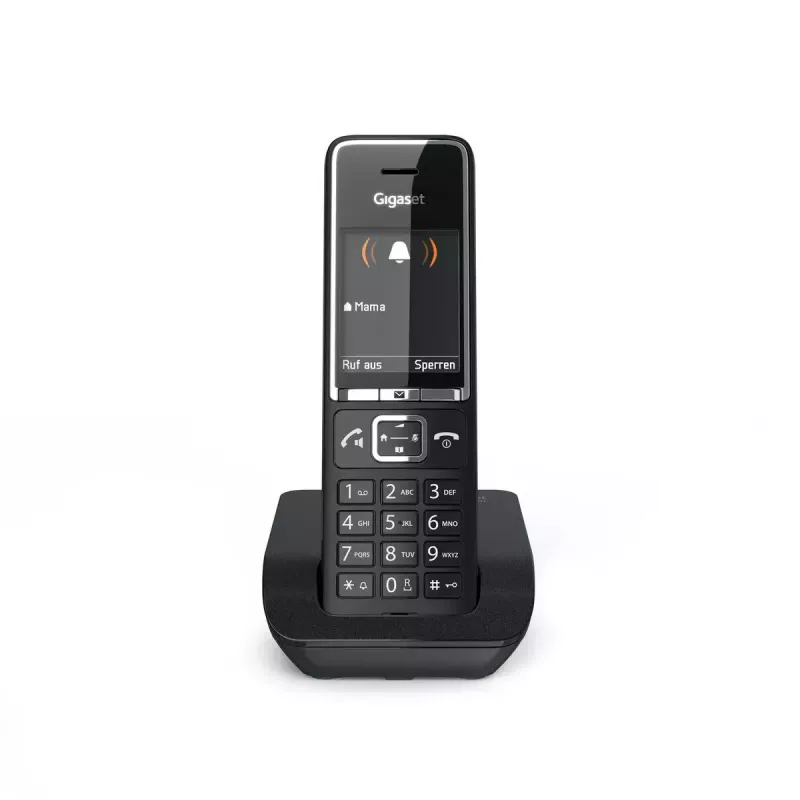 Teléfono analógico Gigaset COMFORT 550 con auricular inalámbrico y visualización del número