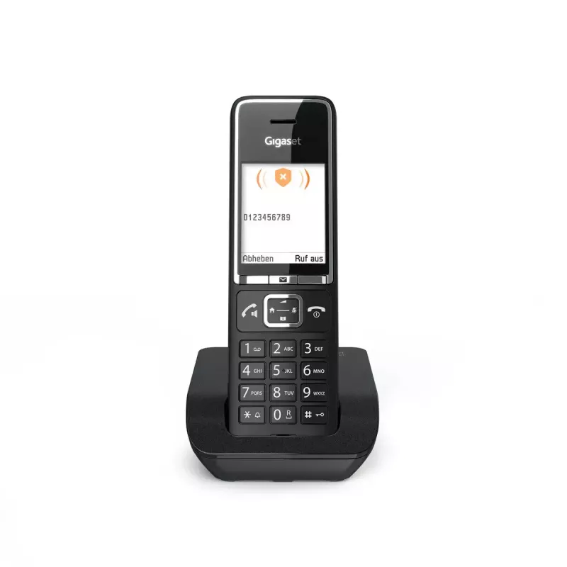 Teléfono analógico Gigaset COMFORT 550 con auricular inalámbrico y visualización del número