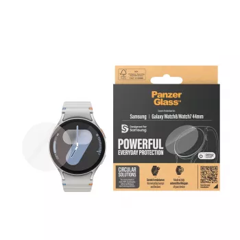 Protector de pantalla PanzerGlass® Samsung Galaxy Watch8 | Watch7 44mm | Ultra-Wide Fit