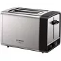 Tostadora Bosch TAT5P420 2 rebanadas 970 W negra, acero inoxidable