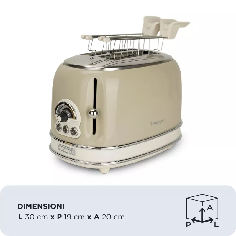 Tostadora Ariete 0155/03 6 2 rebanada(s) 810 W beige
