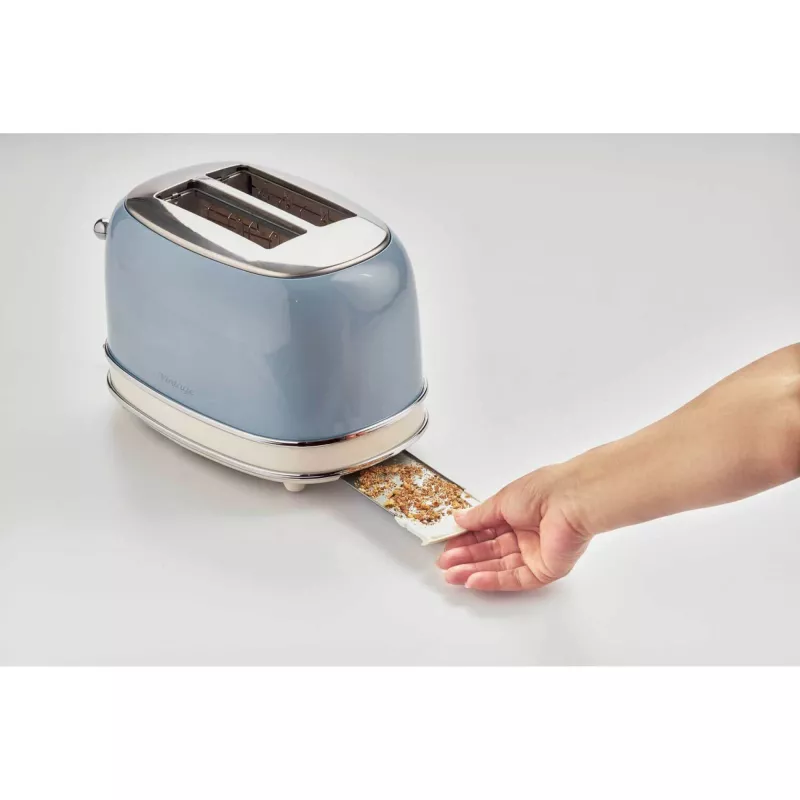 Ariete Vintage 155/05 tostadora de 2 rebanadas, 810 W, azul