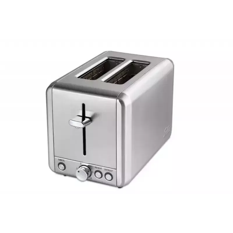 Tostadora Solis Steel 2 rebanadas 925 W acero inoxidable
