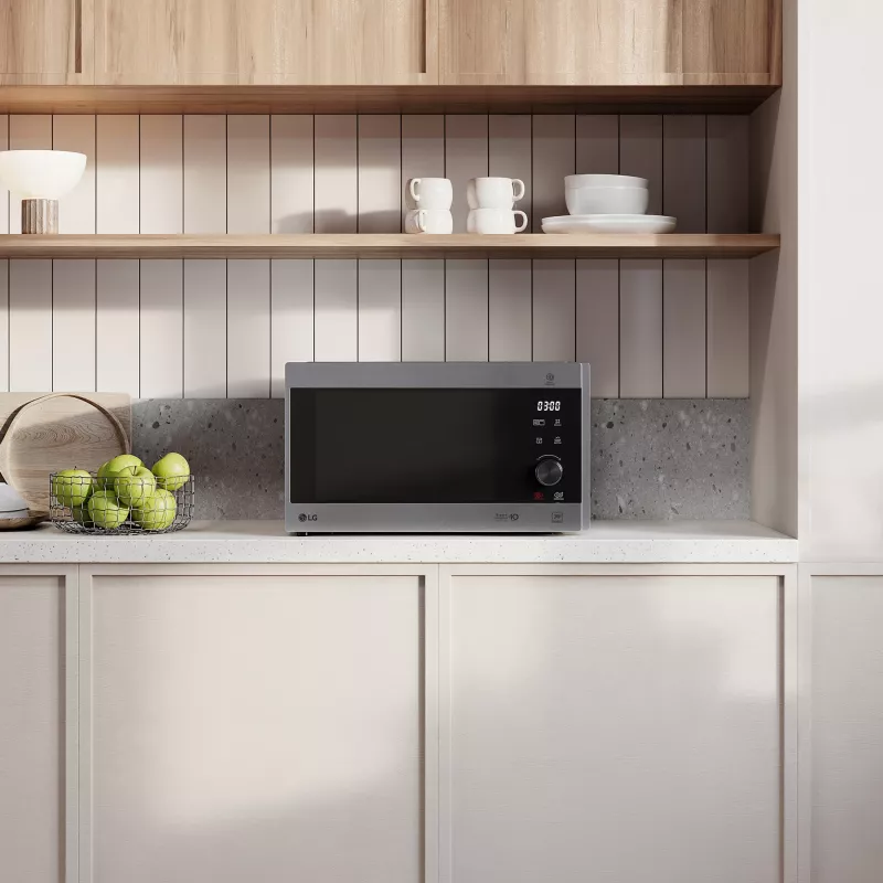 Microondas LG MH6565CPS microondas con grill de acero inoxidable para encimera 25 L 1150 W