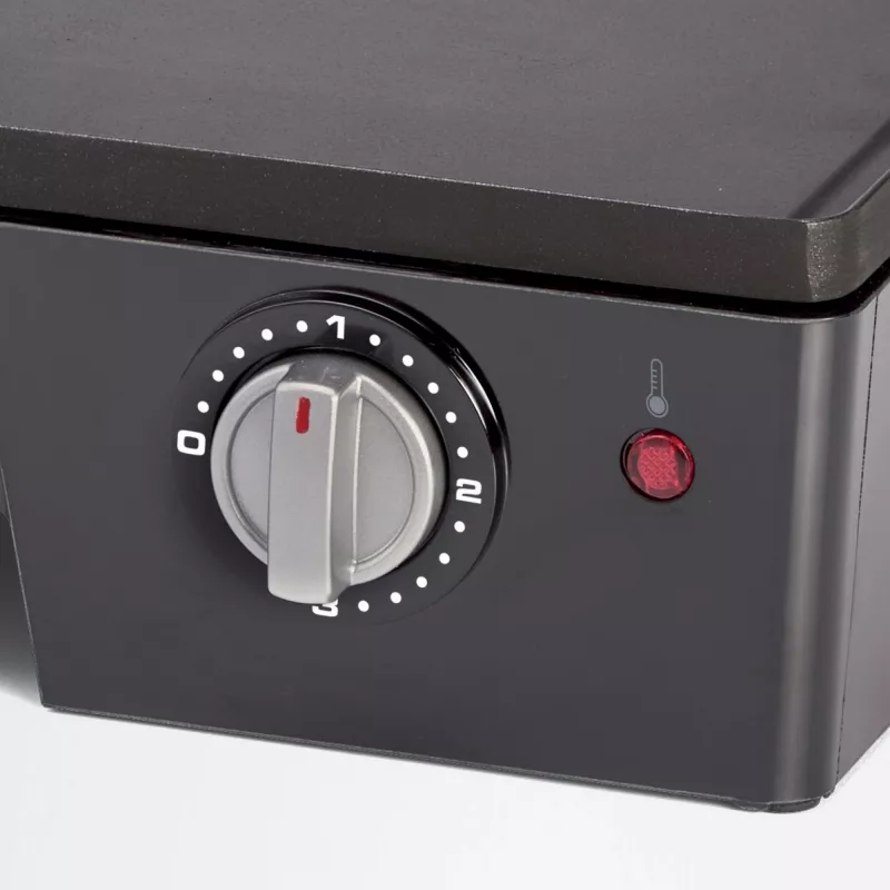 Ariete 1916 MultiGrill 3 in 1 grill de contacto, barbacoa, temperatura regulable, 2400 W, negro