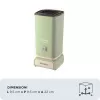 Ariete 2878 Vintage espumador de leche – espumador de leche caliente y fría – cappuccino, chocolate, infusiones liofilizadas – 500 vatios – verde