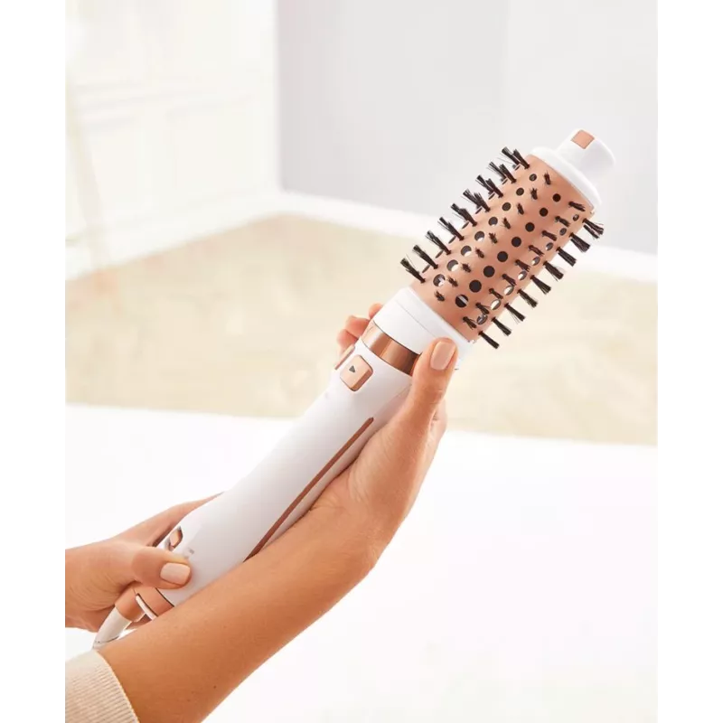 Cepillo de aire caliente Rowenta Brush Activ Ultimate Care CF9720 cobre cálido, blanco 2 m