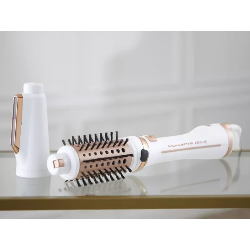 Cepillo de aire caliente Rowenta Brush Activ Ultimate Care CF9720 cobre cálido, blanco 2 m