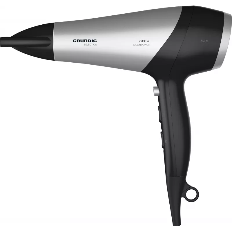 Secador de pelo Grundig HD 6080 B 2200 W negro, plata