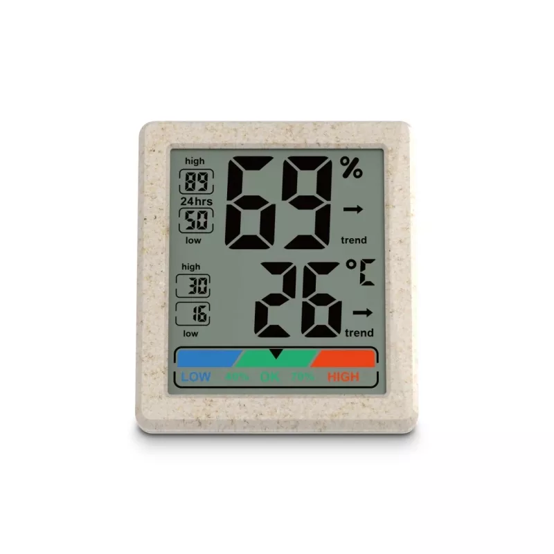Sensor de temperatura y humedad interior Hama Ponza de pie pila AAA