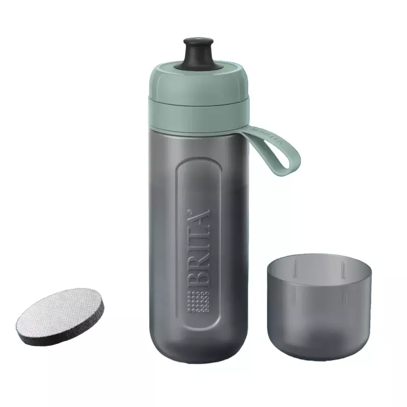 Botella con filtro de agua Brita 1052249 0,6 l verde gris