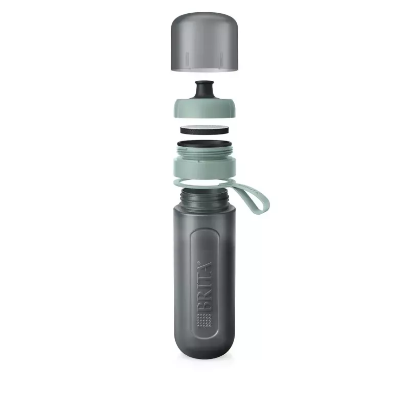 Botella con filtro de agua Brita 1052249 0,6 l verde gris