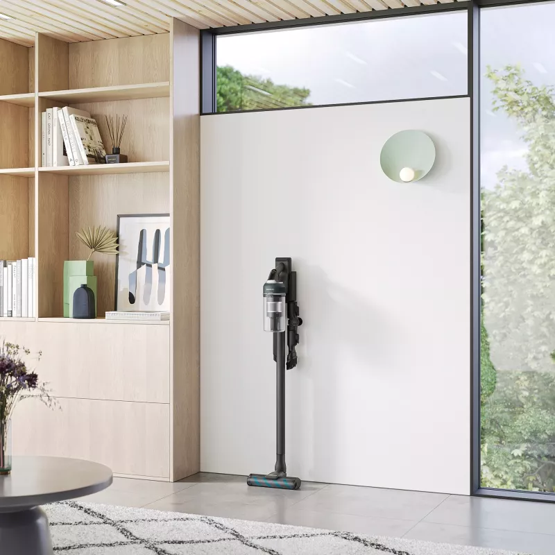 Aspirador de escoba 2-in-1 Samsung VS20C85G4PB batería en seco Micro sin bolsa 550 W azul