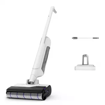 Aspirador de escoba 2-in-1 Rowenta X Clean 10 batería en seco y húmedo sin bolsa 200 W plata, blanco