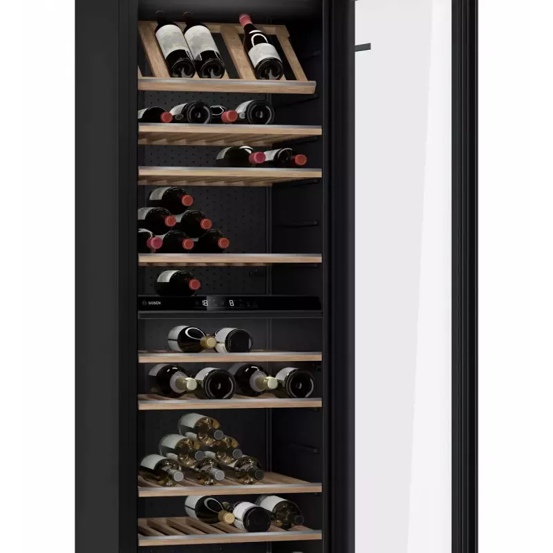 Vinoteca Bosch Serie 6 KWK36ABGA vinoteca de compresor de pie negro 199 botella(s)