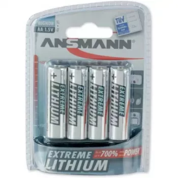 Pila desechable Ansmann Extreme litio AA Mignon