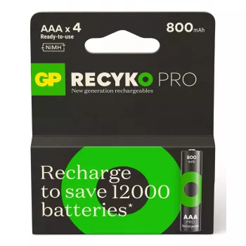 Batería recargable GP Batterien ReCyko Pro GPRCP80AAA174C4 AAA NiMH 14g