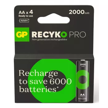Batería recargable GP Batterien ReCyko Pro GPRCP200AA167C4 AA NiMH 30g