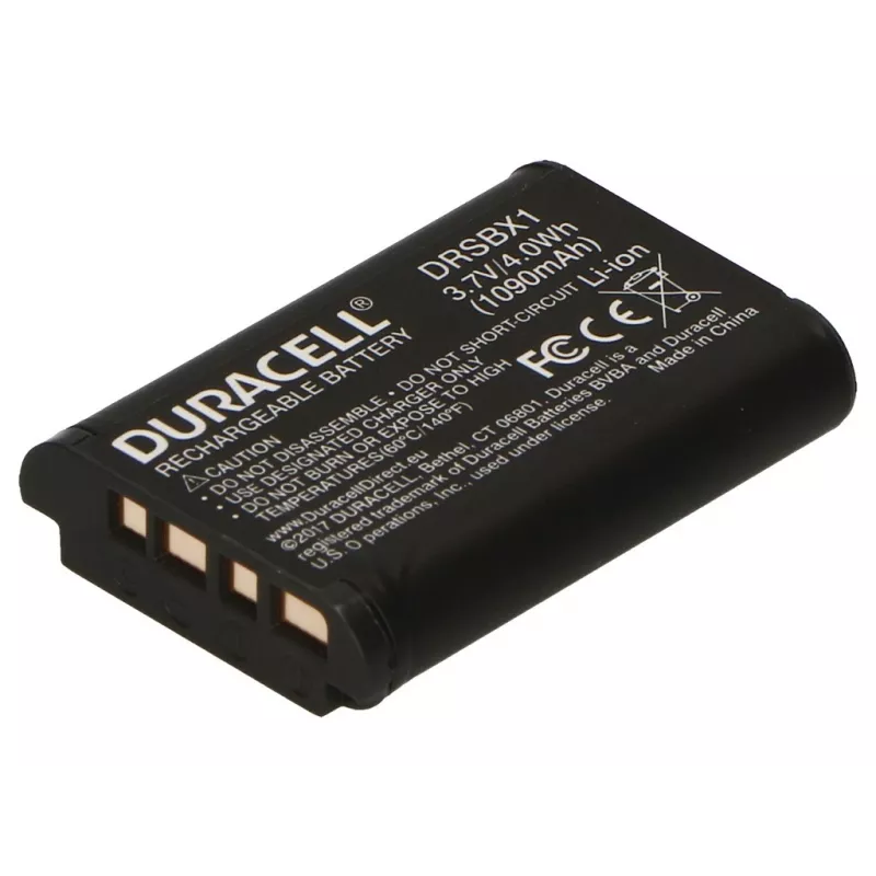 Batería para cámara Duracell — sustituye a la batería Sony NP-BX1