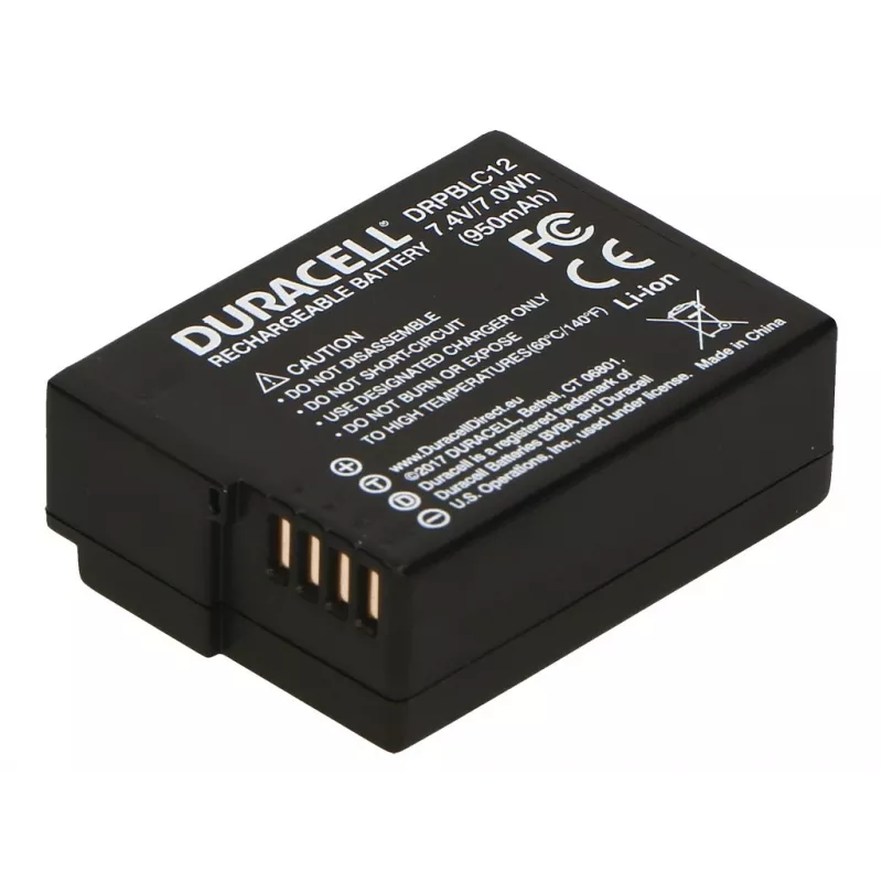 Batería para cámara Duracell DRPBLC12 Panasonic DMW-BLC12 sustituta