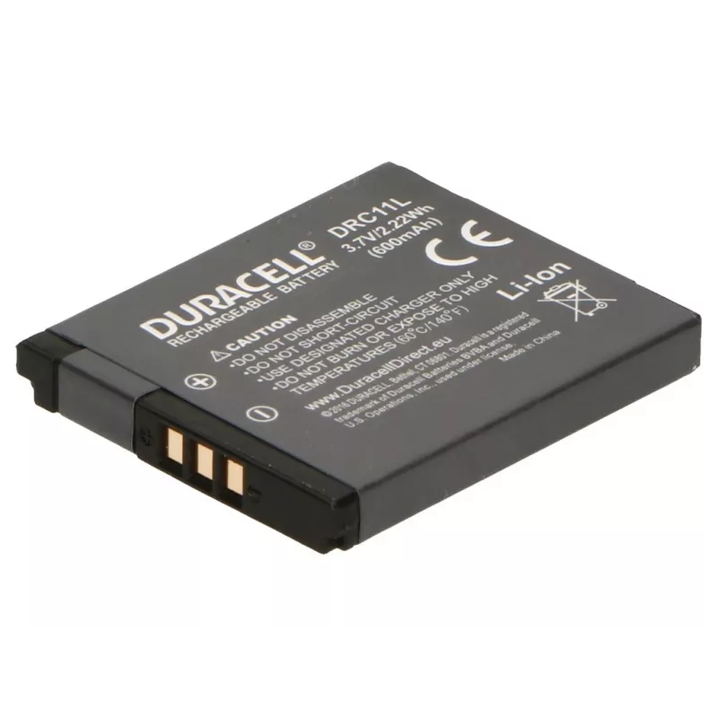 Batería para cámara Duracell — sustituye a la batería Canon NB-11L